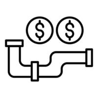 Pipeline Icon Style vector