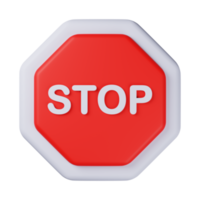 stop traffic sign traffic regulatory warning stop symbol warning signage octagon 3d icon png