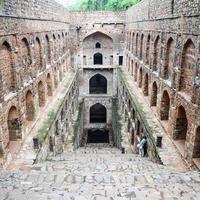 Agrasen Ki Baoli - Step Well situated in the middle of Connaught placed New Delhi India, Old Ancient archaeology Construction photo