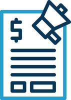 Marketing Budget Vector Icon Design