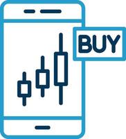 Buy Stocks Vector Icon Design