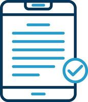 Digital Contract Vector Icon Design