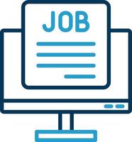 Job Vacancy Vector Icon Design