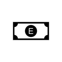 Eswatini Currency Symbol, Swazi Lilangeni Icon, SZL Sign. Vector Illustration