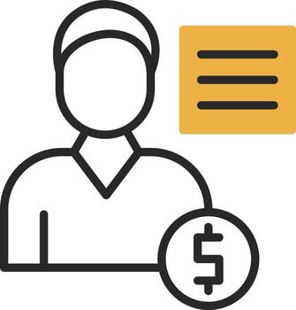 Employee Costs Vector Icon Design