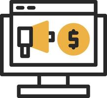 Paid Traffic Vector Icon Design