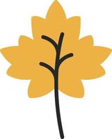 Autumn Leaves Vector Icon Design