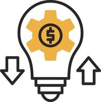 Project Revenue Vector Icon Design