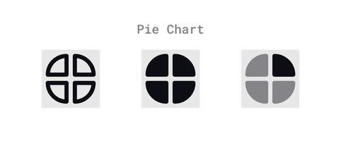 Pie Chart Icons Sheet vector
