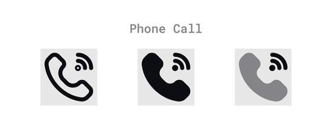 Phone Call  Ring Icons Sheet vector