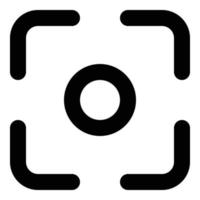 camera capture icon for web ui design vector