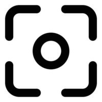 camera capture icon for web ui design vector