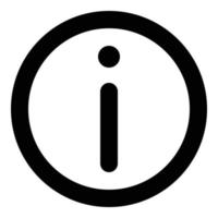 more info icon for web ui design vector