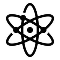 atomic symbol icon for web ui design vector