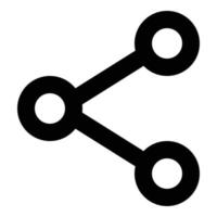 share icon for web ui design vector