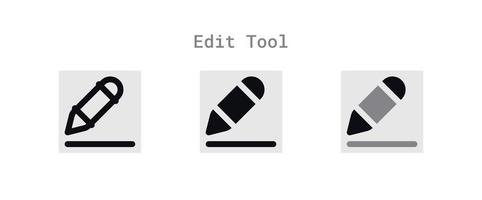 Edit Tool Icons Sheet vector