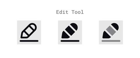 Edit Tool Icons Sheet vector