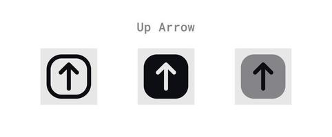 Up Arrow Icons Sheet vector