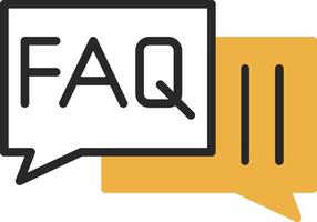 Faq Vector Icon Design
