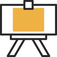 Canvas And Easel Vector Icon Design
