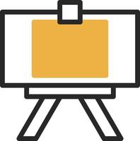 Canvas And Easel Vector Icon Design