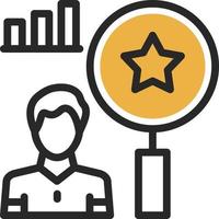 Qualitative Research Vector Icon Design