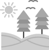 icono de vector de bosque