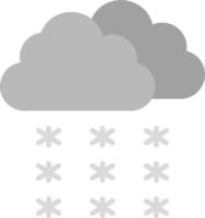 Snowfall Vector Icon