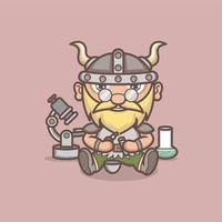 cute cartoon vikings vector