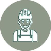 Factory Worker Vector Icon