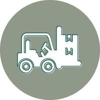 Forklift Vector Icon