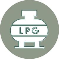 Liquefied Petroleum Gas Vector Icon