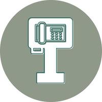 Public Phone Vector Icon