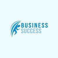 success man simple logo vector