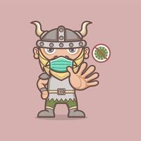 cute cartoon vikings vector