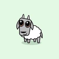 cute cartoon sheep vector