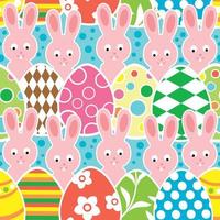 Abstract Easter seamless background vector illustration