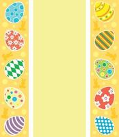 Easter background card vector illustration