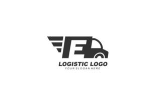 E delivery logo design inspiration. Vector letter template design for brand.