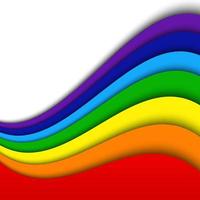 Abstract Rainbow Background, Vector Illustration