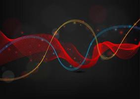 Abstract wave background, Vector Illustration