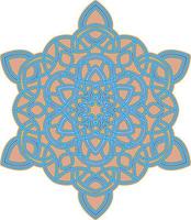 3D Mandala Multilayered Cut File SVG vector