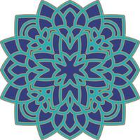 3d mandala multicapa cortar archivo svg vector