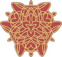 3D Mandala Multilayered Cut File SVG vector