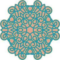 3D Mandala Multilayered Cut File SVG vector