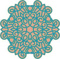 3d mandala multicapa cortar archivo svg vector