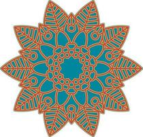 3D Mandala Multilayered Cut File SVG vector