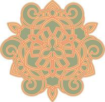 3d mandala multicapa cortar archivo svg vector