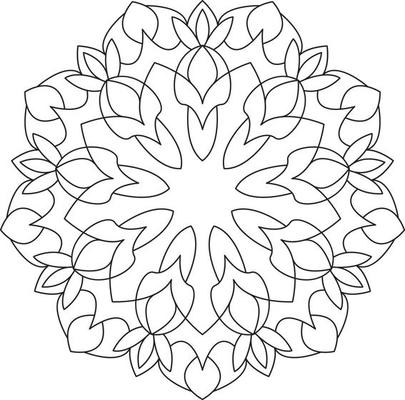 Mandala for Coloring Page Graphic