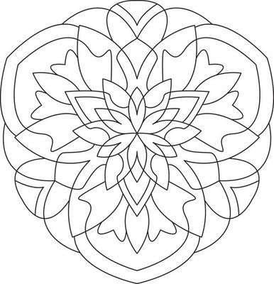 Mandala for Coloring Page Graphic